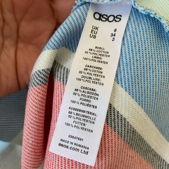 ASOS Off Shoulder Midi Sundress In Natural Fiber - Picture 10 of 12